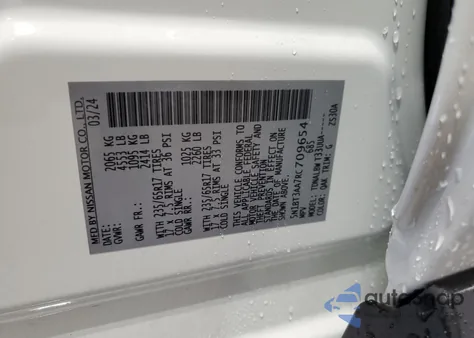 2024 Nissan Rogue S z USA, uszkodzony, nr VIN 5N1BT3AA7RC709654